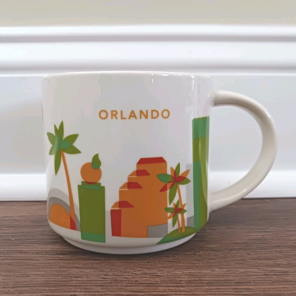 Starbucks Orlando You‎ Are Here Collection Coffee Mug Cup 14 Oz 2015